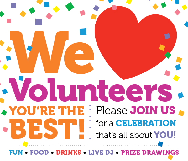 April 23 Meeting: Volunteer Appreciation!